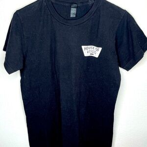 Vans tee shirt black size smalll